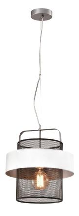 OEM Lampada A Sospensione Candellux Fiba &Oslash;30 Nero E27 40w