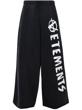 VETEMENTS Anarchy sweatpants - Black