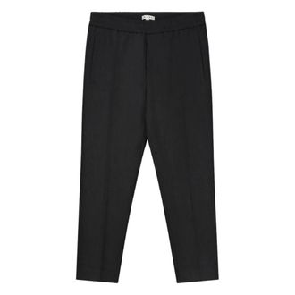 Olaf Hussein Slim-fit Trousers, male, Gray, S, Dark Grey Trousers