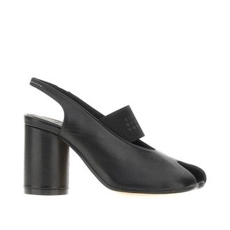 Maison Margiela Leather Anatomic Numeric slingback pumps Woman 36+