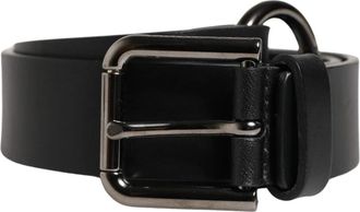 Dolce & Gabbana Prachtige Riem - Heren - Riemen - Zwart - ONE Size - Leer - Accessoires