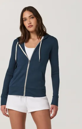 Vuori Clothing Halo Performance Hoodie 2.0 | Blue Coast Heather | XS, Size Extra Small