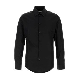 Burberry Camisa de Algod&oacute;n Bordada EKD - Shirts - Hombre - Negro - S
