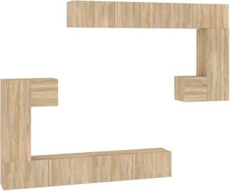 vidaXL Vidaxl - Wall-mounted tv Cabinet Sonoma Oak Engineered Wood