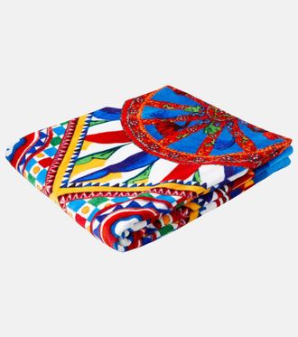 Dolce & Gabbana Carretto terry beach towel