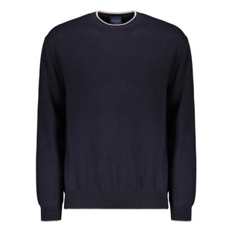 Paul & Shark Crew neck Jumper - male - Paul & Shark - Round-neck Knitwear - Blue - 2XL - Knitwear