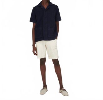 Orlebar Brown Frederick Jacquard Rope Terry Shorts In Matchstick