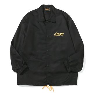 Drew House Nylon Twill Coaches Jacket Black DR-FW21-115