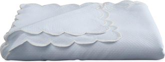 Matouk Savannah Gardens 68 x 108-Inch Tablecloth in Light Blue at Nordstrom, Size 68X126