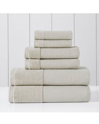 Modern Threads Waffle-Rib 6Pc Towel Set