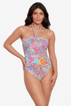 Ralph Lauren Bustier badpak Amara Patchwork