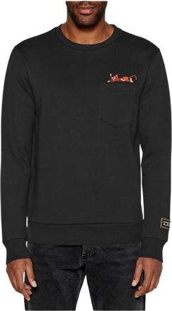 Iceberg Sweatshirt - Heren - Sweatshirts - Grijs - L - Katoen - Hoodies & sweatvesten