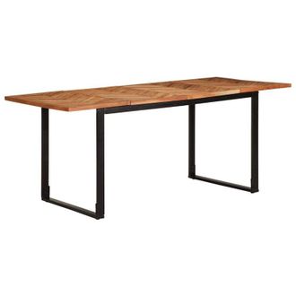 vidaXL Vidaxl - Mesa De Comedor 180x90x75 Cm Madera Maciza Acacia