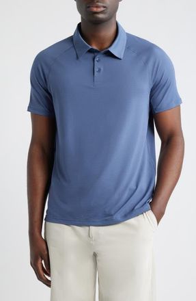 Zella Endurance Performance Polo in Blue Vintage at Nordstrom, Size Xx-Large