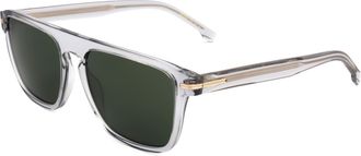 HUGO BOSS Mens 56mm Grey Sunglasses