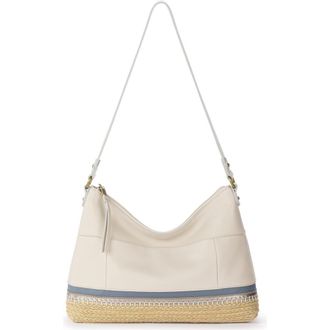 The Sak Melrose Leather Shoulder Bag in Coastal Block Espadrille at Nordstrom
