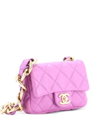 Chanel Funky Town Flap Bag Quilted Lambskin Mini shoulder bag - Viola