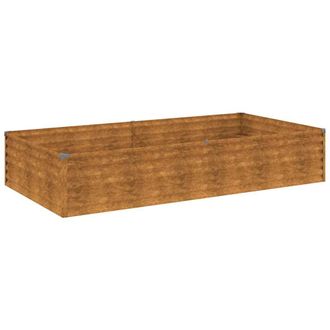 vidaXL Jardinera Acero Corten 195x100x36 Cm Vidaxl