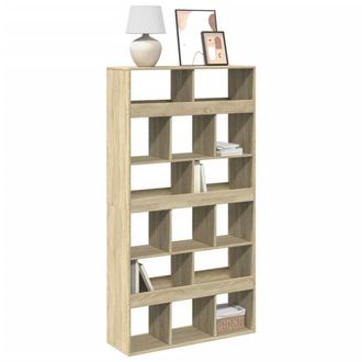 Berkfield Home Bookcase Sonoma Oak 100x33x187.5 cm Engineered Wood in Brown