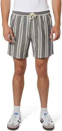 Ezekiel Melboure Stripe Cotton Shorts in Dark Grey at Nordstrom Rack, Size 36