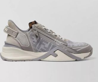Fendi leather flow low-top sneakers