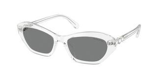 Swarovski SK6048 102787 Womens Sunglasses Clear Size 54
