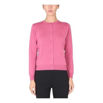 Moschino Buttoned Cardigan - female - Boutique Moschino - Cardigans - Pink - 2XS - Knitwear