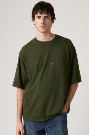 Levi's Half-Sleeve Pocket Tee - Uomo - L - Nero / Rosin