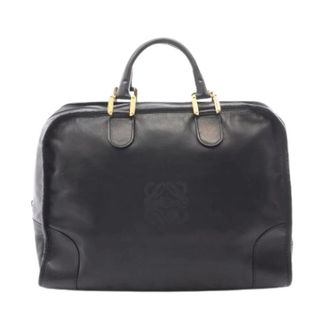 Loewe Pre-owned Weekend Bag - Dames - Pre-owned - Zwart - Maat: ONE Size Leer