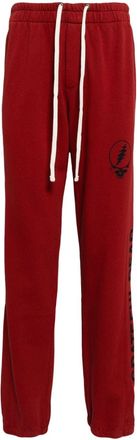 James Perse Grateful Dead cotton track pants - men - Cotton - 2 - Red