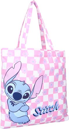 Vadobag Disney Lilo and Stitch BAG IT UP - Shopping Bag, Size 40 x 40 x 1 cm - Pink and Purple, Pink and Purple