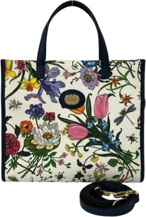 Gucci Pre-owned Vintage Tote Bag - Dames - Vintage Shopper - Veelkleurig - ONE Size - Leer - Vintage