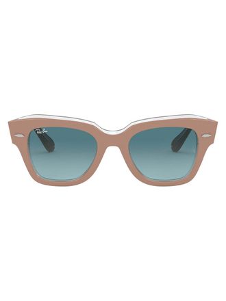 Ray-Ban Occhiali da sole squadrati State Street - Marrone