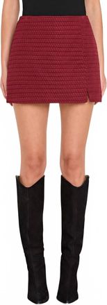 Amanda Uprichard Dale Skort In Russet