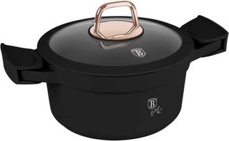OEM Olla Con Revestimiento De Titanio 2,8l 20cm Berlinger Haus Black Rose Bh-1456