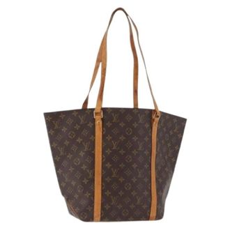 Louis Vuitton Pre-owned Tote Bags, female, Brown, Size: ONE SIZE Pre-owned Vintage Monogram Canvas Tote Bag