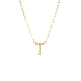 AHKAH Ahkah Initial yellow (18K) Pendant Necklace (Pre-Owned)