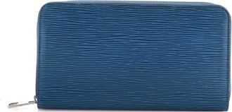 Louis Vuitton Epi leren portemonnee met rits - Blauw
