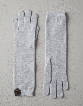 Brunello Cucinelli Natural Cashmere Womens Gloves