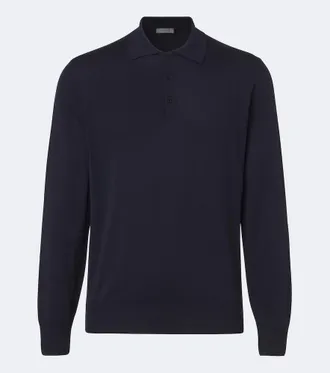 Canali Wool polo shirt