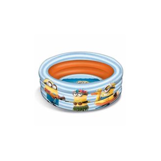 Trade Shop Trade Shop - Piscina Gonfiabile Cattivissimo Me Disney Bambini 3 Anelli Diametro 100 Cm