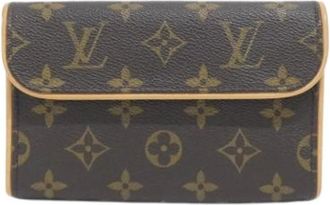 Louis Vuitton Pre-owned Belt Bags, unisex, Brown, Size: ONE SIZE Pre-owned Canvas Belt Bag