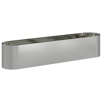 vidaXL Cama De Jard&iacute;n Elevada Acero Galvanizado 200 X 40 X 40 Cm Vidaxl