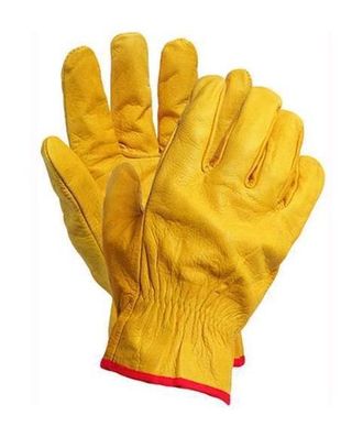 Vigor Guanti Pelle Fiore Gialli Ce-2 Mis.10 xxl Conf. 12 Paia