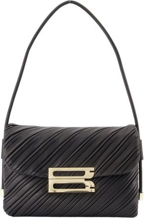 Victoria Beckham Tassen, Dames, Zwart, ONE Size, Leer, Soft Dorian Schoudertas