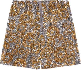 Dries Van Noten Pailletten-Shorts
