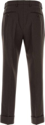 Burberry Mens Sidwell Trousers Brown Wool