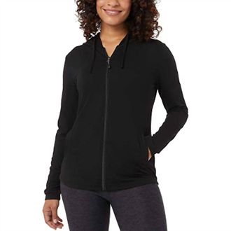 32 Degrees Womens Full Zip Hoodie - 2-Pack In Black/ht Slate