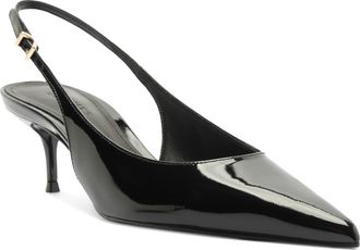 Schutz Paola Mid Slingback Pump in Black at Nordstrom, Size 10.5