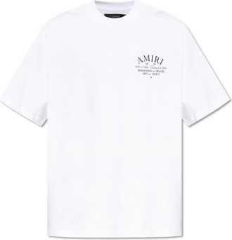 Amiri Geprint T-shirt - Heren - T-shirts - Wit - 2XL - Katoen - Tops